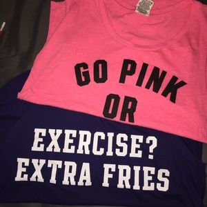 Two PINK Tanktops (s/m)